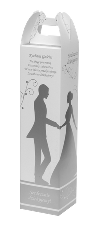 Opakowanie na alkohol 7,5x7,5x29,5cm wzór B15 a10szt