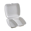 MENU BOX OPAKOWANIE OBIADOWE Z TRZCINY 2 DZIELNE 230X205X70 1200ML A50