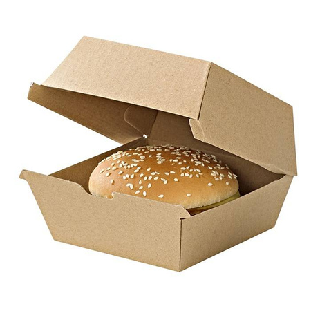 PUDEŁKO HAMBURGER EKO KRAFT 115x115x75mm a100szt