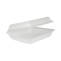 POJEMNIK OBIADOWY STYROPIANOWY NIEDZIELONY 230x195x38MM a125szt