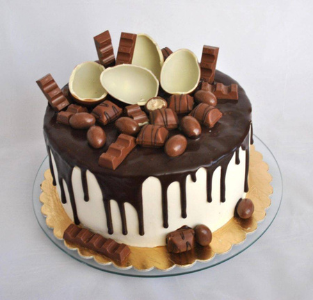 PODKŁAD POD TORT OKRĄGŁY FALBANKA ZŁOTO-CZARNY fi32cm a1szt