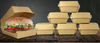 PUDEŁKO HAMBURGER EKO KRAFT 115x115x75mm a100szt