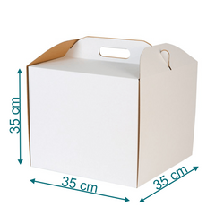 PUDEŁKO NA CIASTO TORT 35x35x15cm a50szt