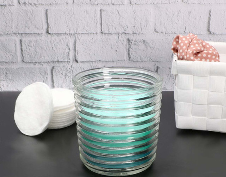 Bispol Świeca trójkolor w szkle TROPIKALNA WYSPA