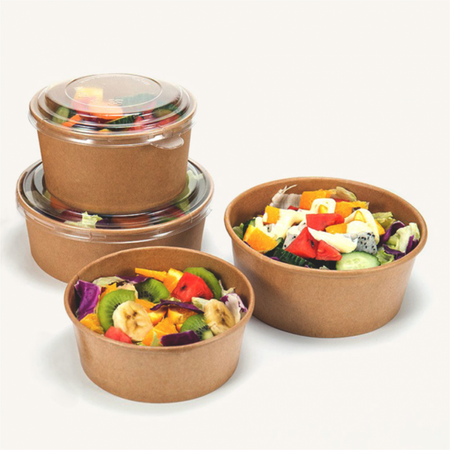 Miska pap. KRAFT-BIAŁA 500ml 16oz fi11,5cm 50szt