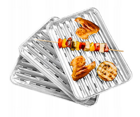 Taca aluminiowa na grilla 35x23cm 5szt