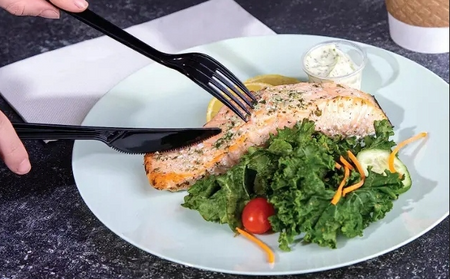 WIDELCE CZARNE WIELORAZOWE MOCNE PLASTIKOWE 50SZT