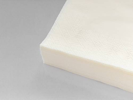 SERWETKI FLIZELINOWE AIRLAID KREMOWE 40x40CM 50SZT