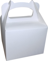 PUDEŁKO NA CIASTO 12x12x9CM wzór PS111 BIAŁE a10szt