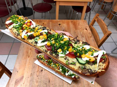 Podkładka papierowa pod zapiekankę 10x25cm 250 szt