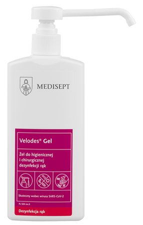 VELODES SILK PŁYN DO DEZYNFEKCJI RĄK Z POMPKĄ 1L