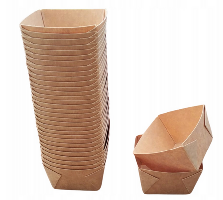 TACKA/MISECZKA PAPIEROWA KRAFT 130ML 50SZT