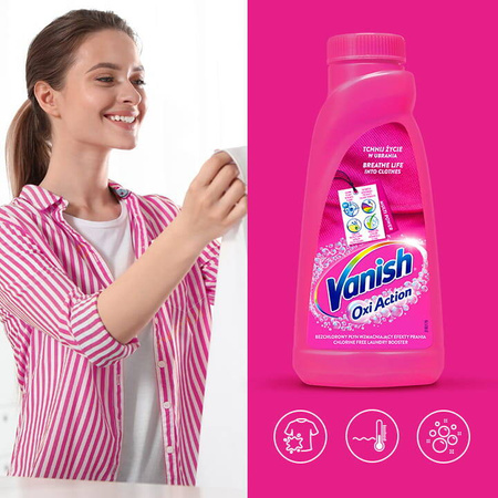 VANISH OXI ACTION ODPLAMIACZ DO TKANIN COLOR 1L