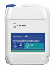 MEDICLEAN 220 GLASS ŚWIEŻA BRYZA Płyn do mycia szyb luster 5L