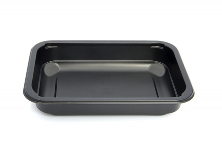 POJEMNIKI CZARNE DO ZGRZEWU NIEDZIELONE 650ML 187/137/36 600SZT