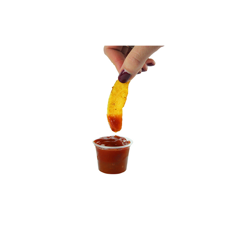 POJEMNIKI + wieczko 125ml sos dip pojemnik a100szt WYSOKI