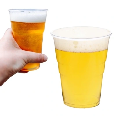 KUBEK KUFEL PLASTIKOWY DO PIWA 300ML 50SZT Z OPŁATĄ SUP