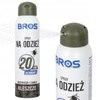 BROS spray na odzież - odstrasza i zabija kleszcze 90ml