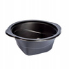 Pojemniki do zgrzewu miska na zupę flaczarka CZARNA 500ml 50 szt
