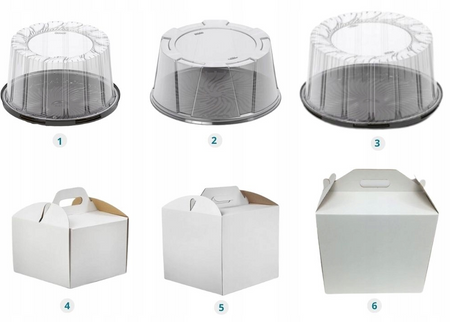 OPAKOWANIE NA TORT / CIASTO EKO 26X26X26 1 SZT