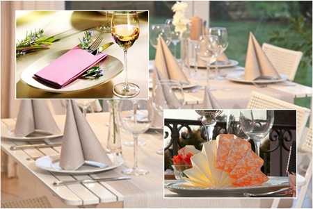 Serwetki gastronomiczne BIAŁE 500szt 15x15cm