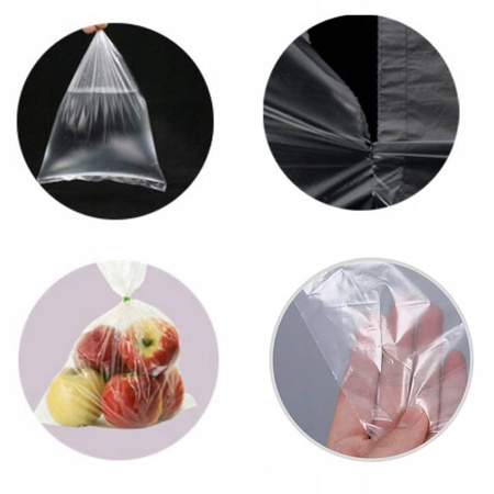 WORECZKI TOREBKI FOLIOWE WORKI ŚNIADANIOWE 18/4/50 26x50CM a800szt