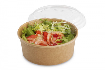 MISKA KRAFT 1300ML 50SZT+WIECZKO PET 185MM 50SZT