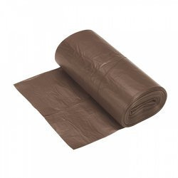 WORKI NA ŚMIECI BRĄZOWE 35L a50szt