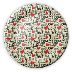 Talerz talerzyki papierowe 23cm T12 LOVE 8szt