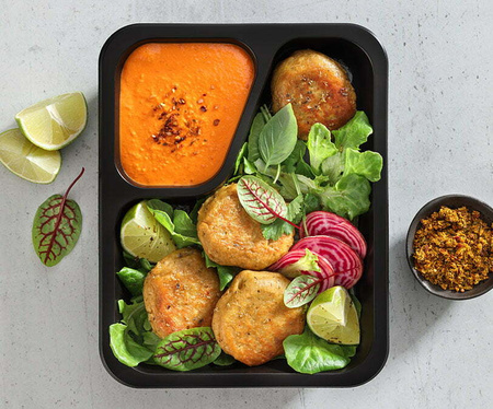 POJEMNIK CATERINGOWY DO ZGRZEWU NIEDZIELONY 227x178x30MM 600ML 50 SZT