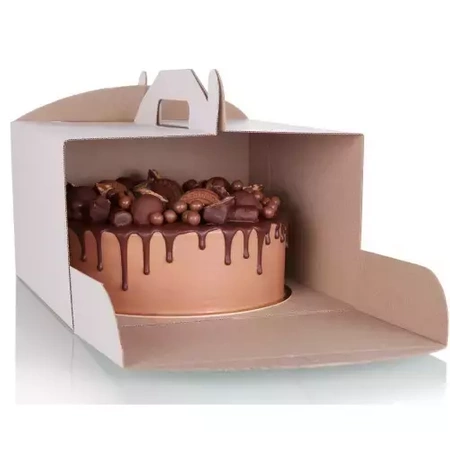 PUDEŁKO NA CIASTO TORT 21x21x12cm a25szt