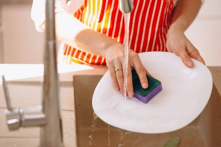 VILEDA ZMYWAKI KUCHENNE GĄBKI DO MYCIA 9+1