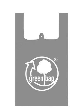 Torba ekologiczna bawełniana soniczna SZARA GREEN BAG wielorazowa 1szt