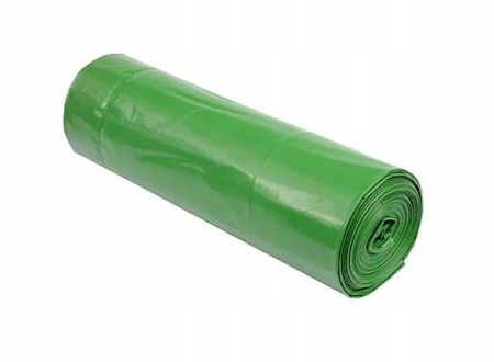 WORKI NA ŚMIECI ZIELONE 35L a50szt