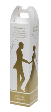 Opakowanie na alkohol 7,5x7,5x29,5cm wzór B14 a10szt