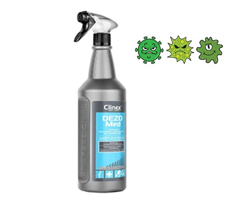 CLINEX DEZOMED 1L DEZYNFEKCJA POMIESZCZEŃ