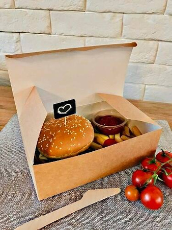 LUNCH BOX KURCZAK MAŁY 144x84x60 mm a100szt