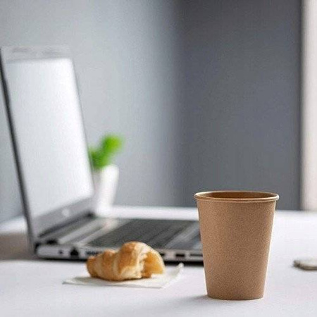 KUBEK PAPIEROWY JEDNORAZOWY DO KAWY KRAFT 400ML a50szt