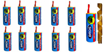 BROS LEP NA MUCHY MUSZKI OKRĄGŁY TAŚMA 10szt