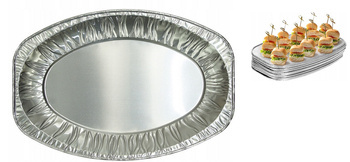 TACA PATERA ALUMINIOWA OWALNA MAŁA 25SZT