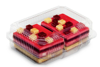 POJEMNIK PET NA CIASTO 23x13x9cm a50szt ALI38C