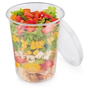 POJEMNIKI okrągłe + wieczko 500ml pojemnik 50szt OBOX