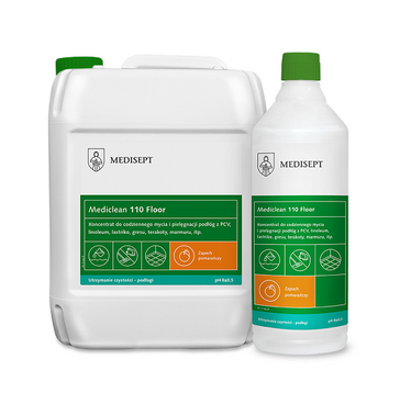 MEDICLEAN 110 FLOOR POMARAŃCZOWY PŁYN DO MYCIA PODŁOG 5L