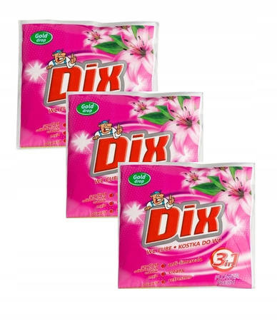 DIX KOSZYK DO WC KWIATOWY 35G 3SZT