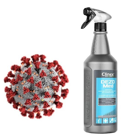 CLINEX DEZOMED 1L DEZYNFEKCJA POMIESZCZEŃ