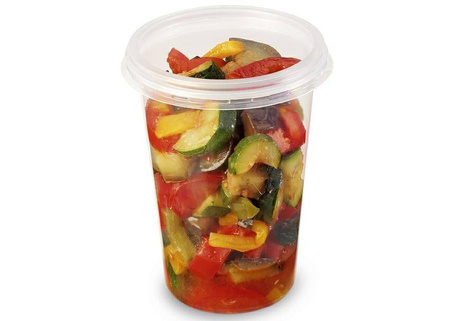 Pojemnik + wieczko PP okrągły 750ml a50szt SZTYWNY