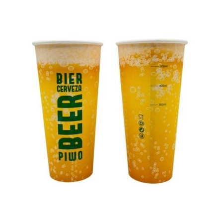 KUBEK KUFEL PAPIEROWY DO PIWA 500ML - 50szt