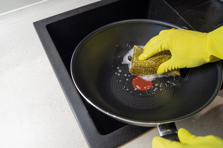 DRUCIAK ZMYWAK KUCHENNY STALOWY DO ZMYWANIA 3 sztuki