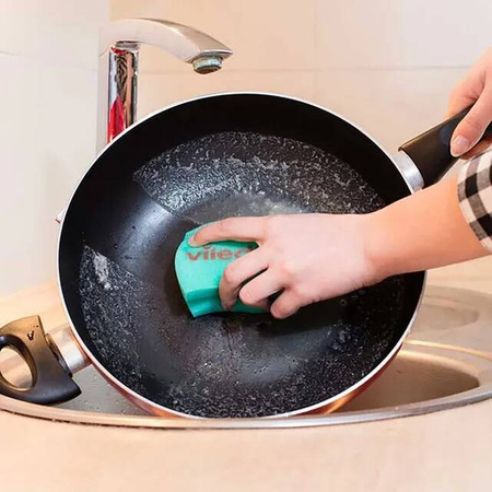 VILEDA ZMYWAKI KUCHENNE GĄBKI DO MYCIA 9+1