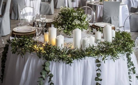 ŚWIECE pieńkowe WOTYWNE BIAŁY PERŁOWY ŚWIECZKI x4